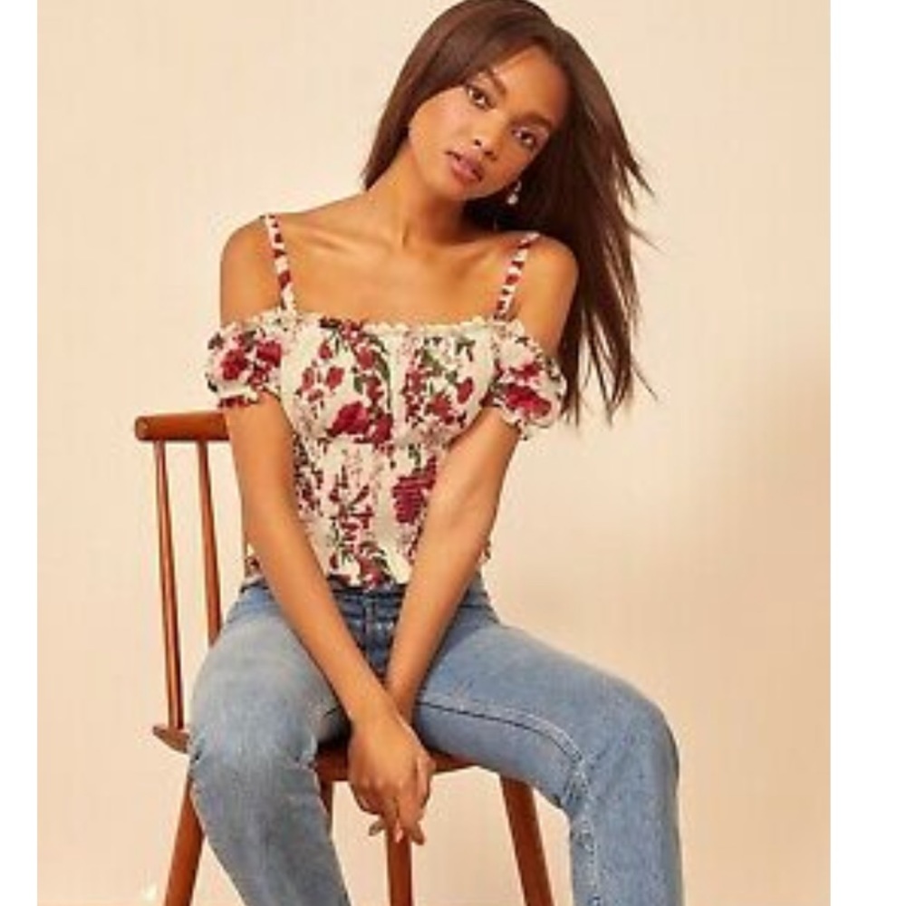 Off the Shoulder Floral Top